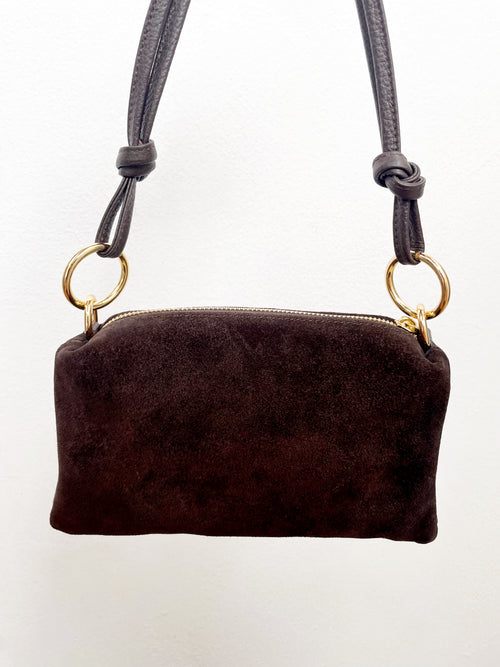 Bolso arandela marrón