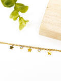 Pulsera estrellitas y circonitas