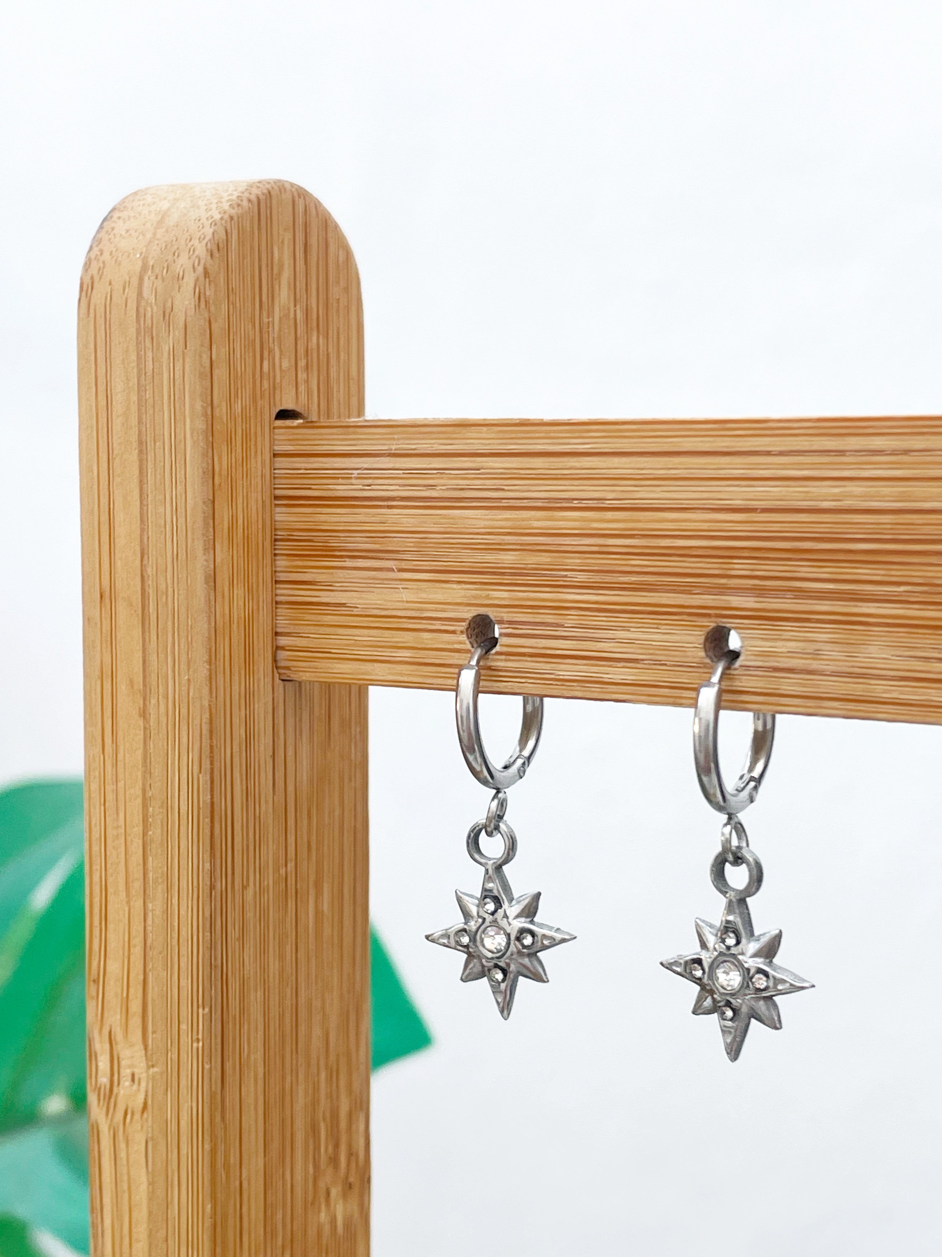 Estrella polar plata (par)