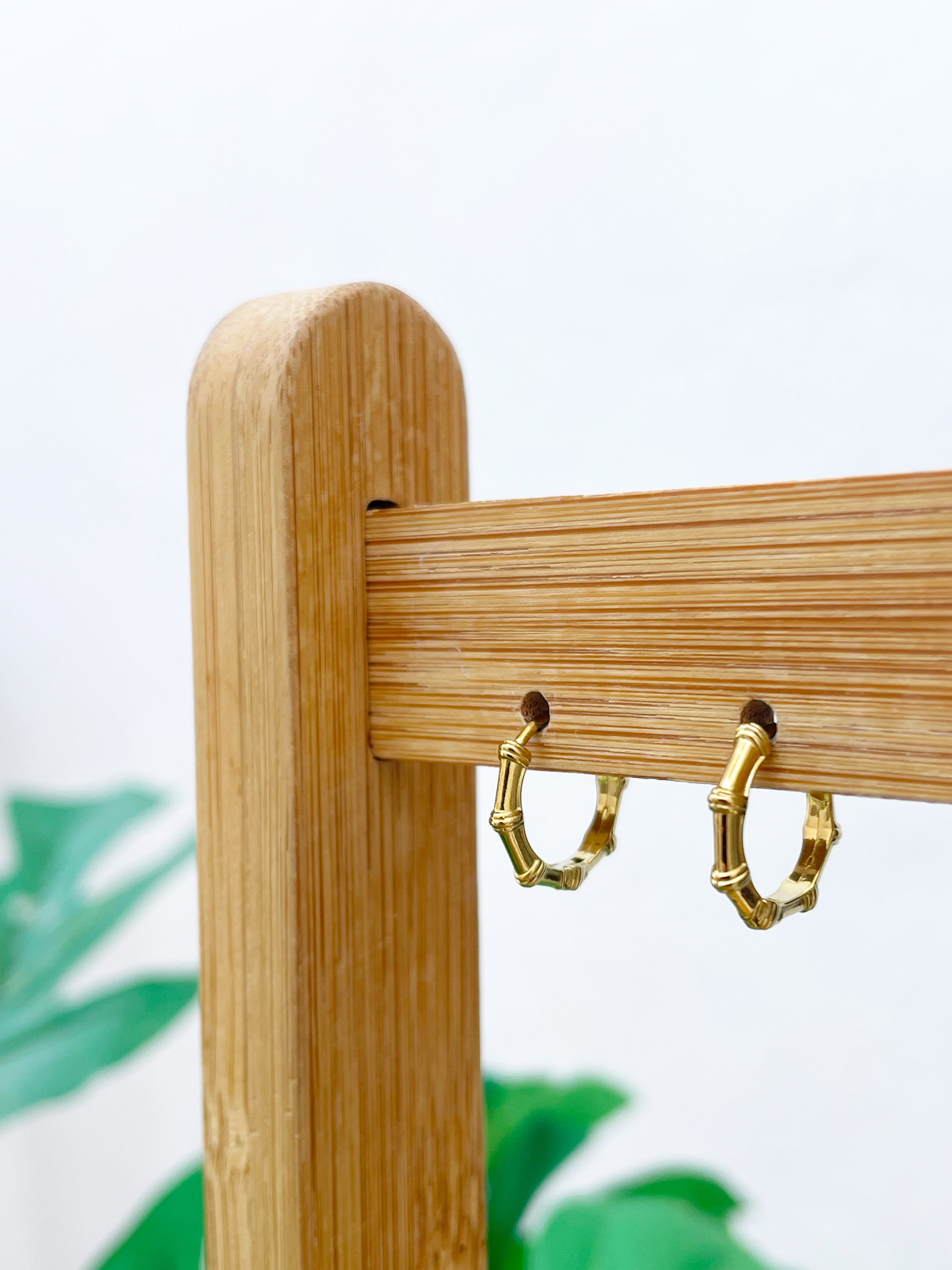 Aros bambú 10mm (par)