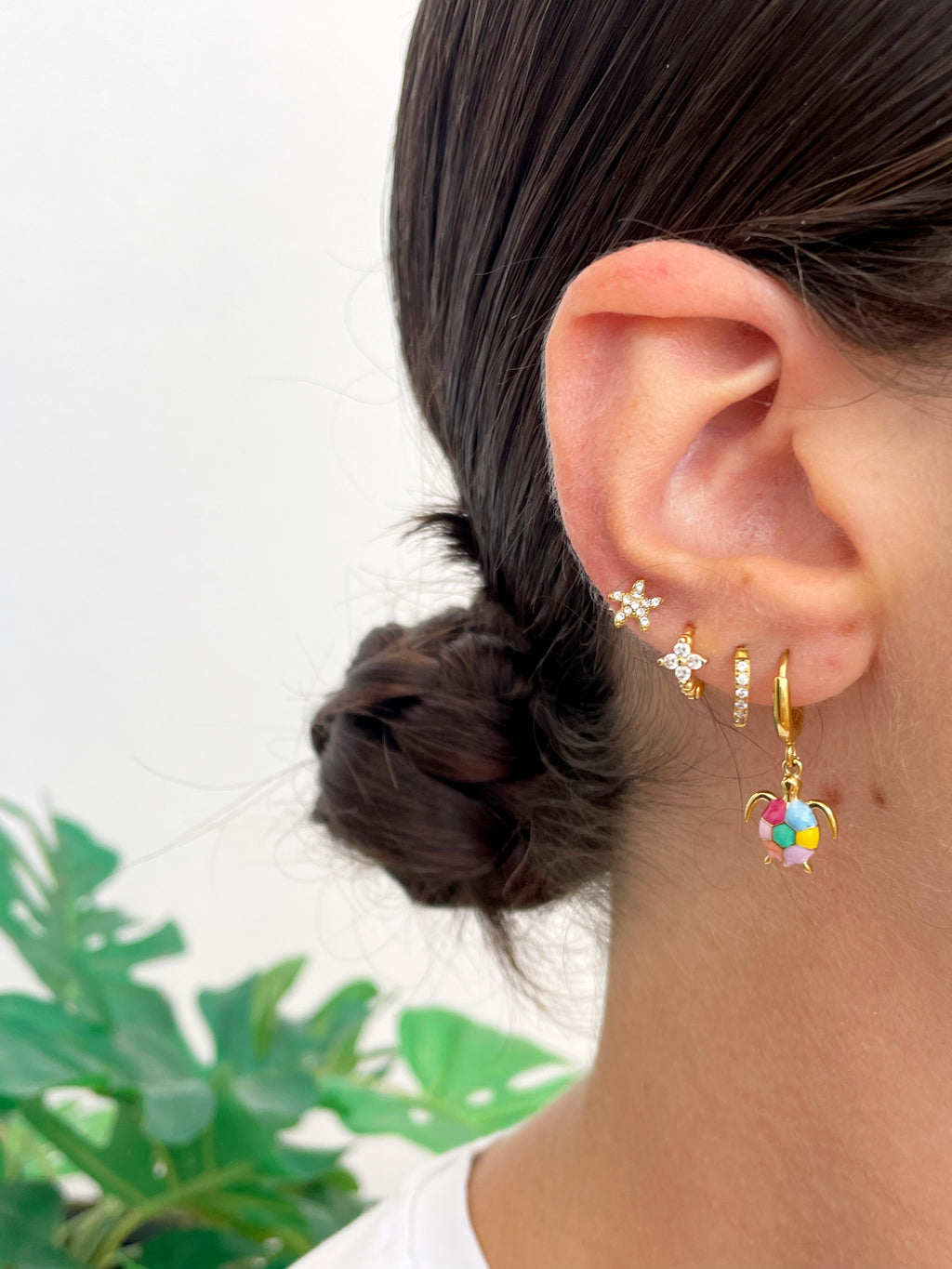 Tortugas multicolor 10mm (par)