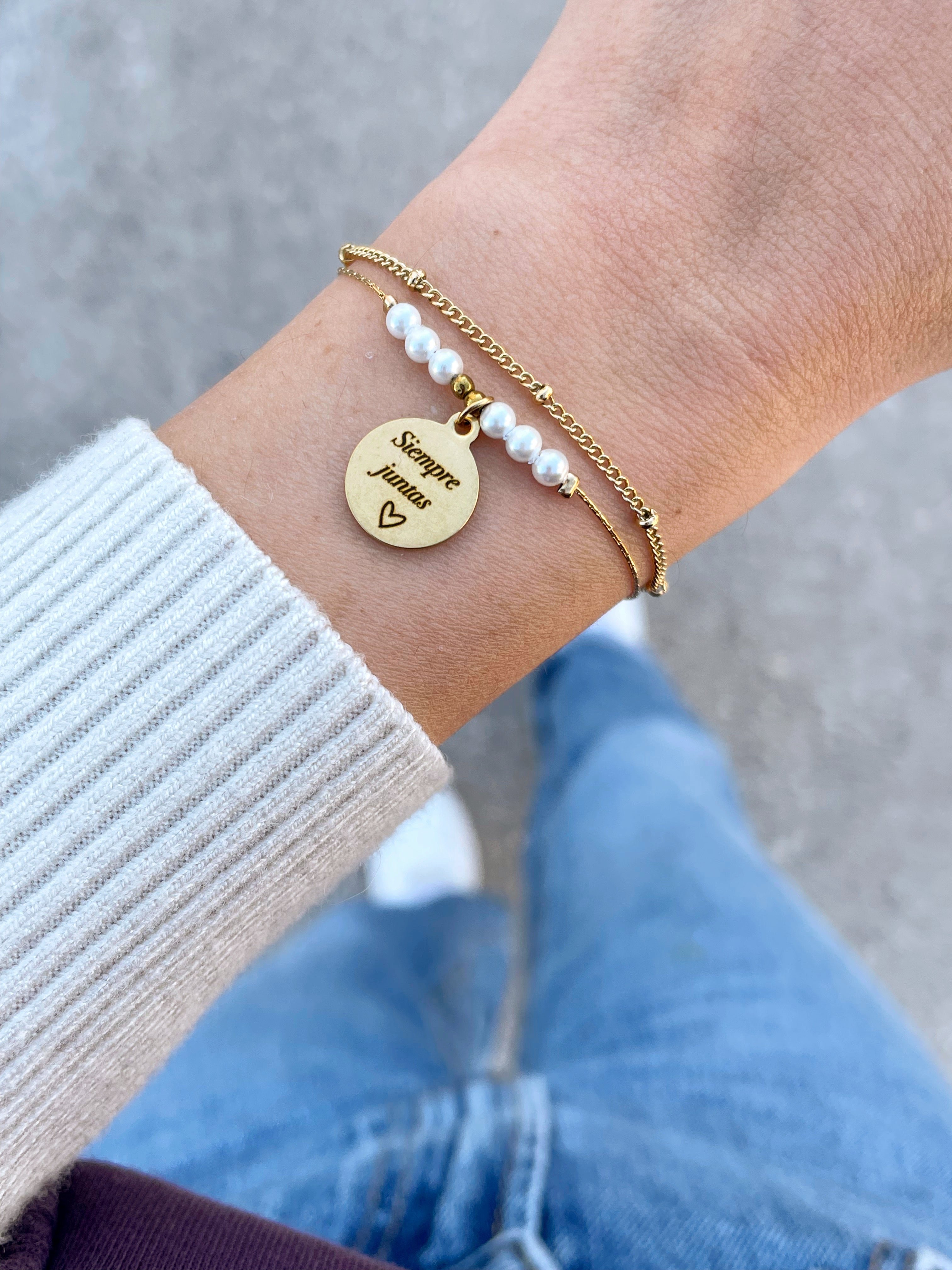 Perlitas pulsera (personalizable)