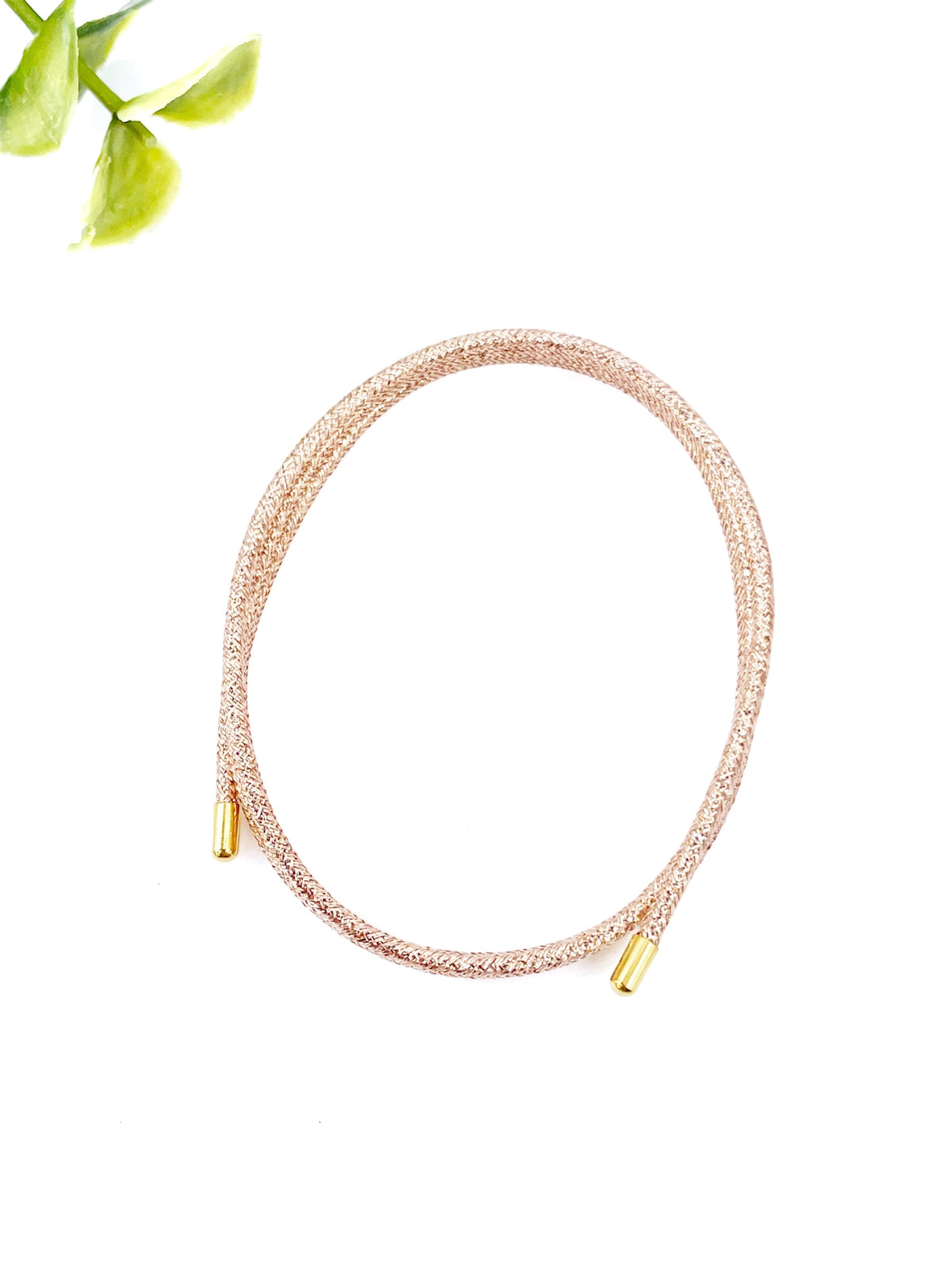 Cordón magnético oro rosa
