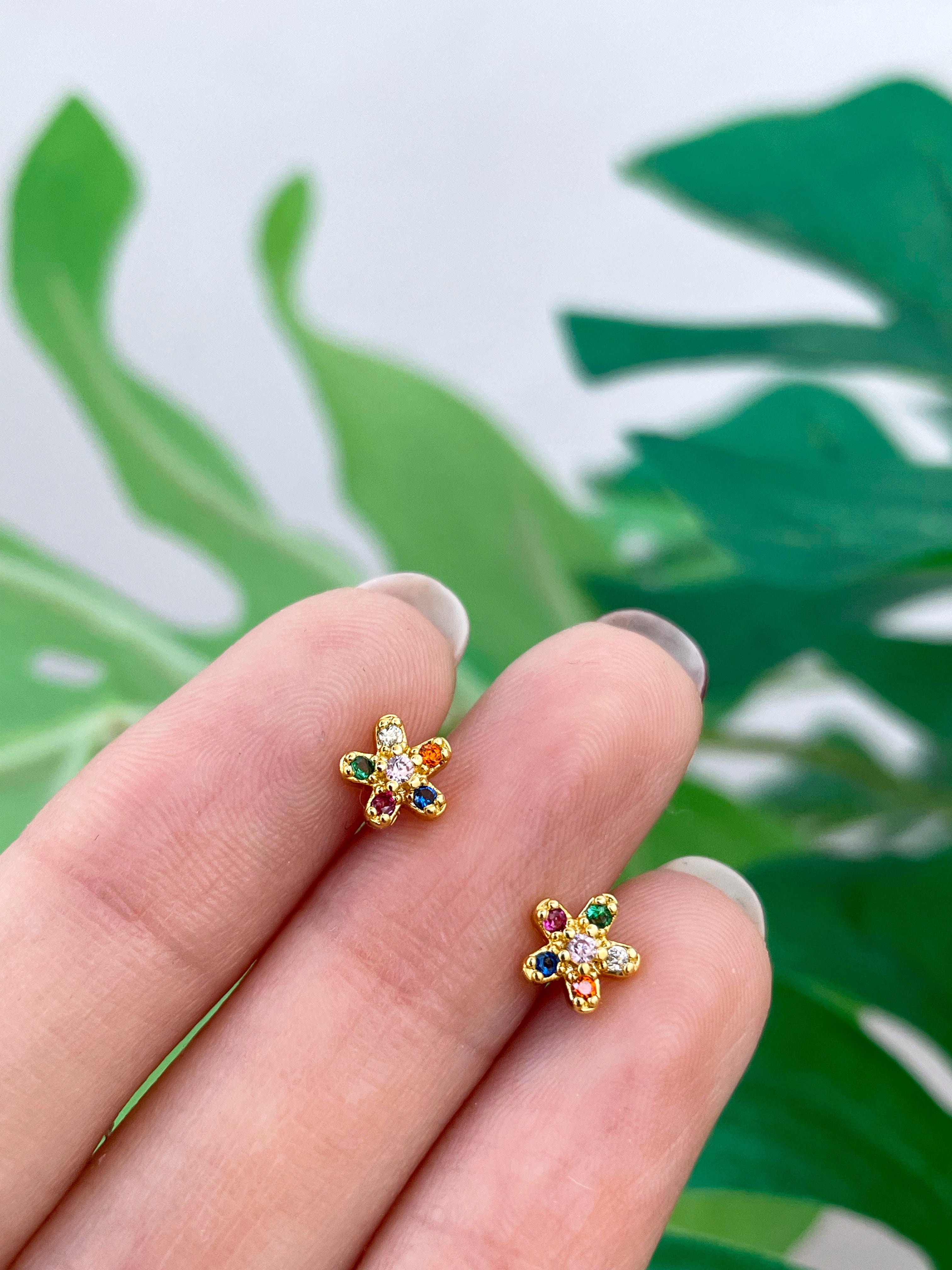 Mini margarita multicolor (unidad) Cierre plano