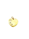 Charm corazón huella