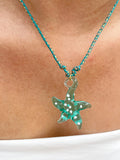 Estrella de mar aguamarina