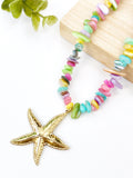 Estrella de mar multicolor