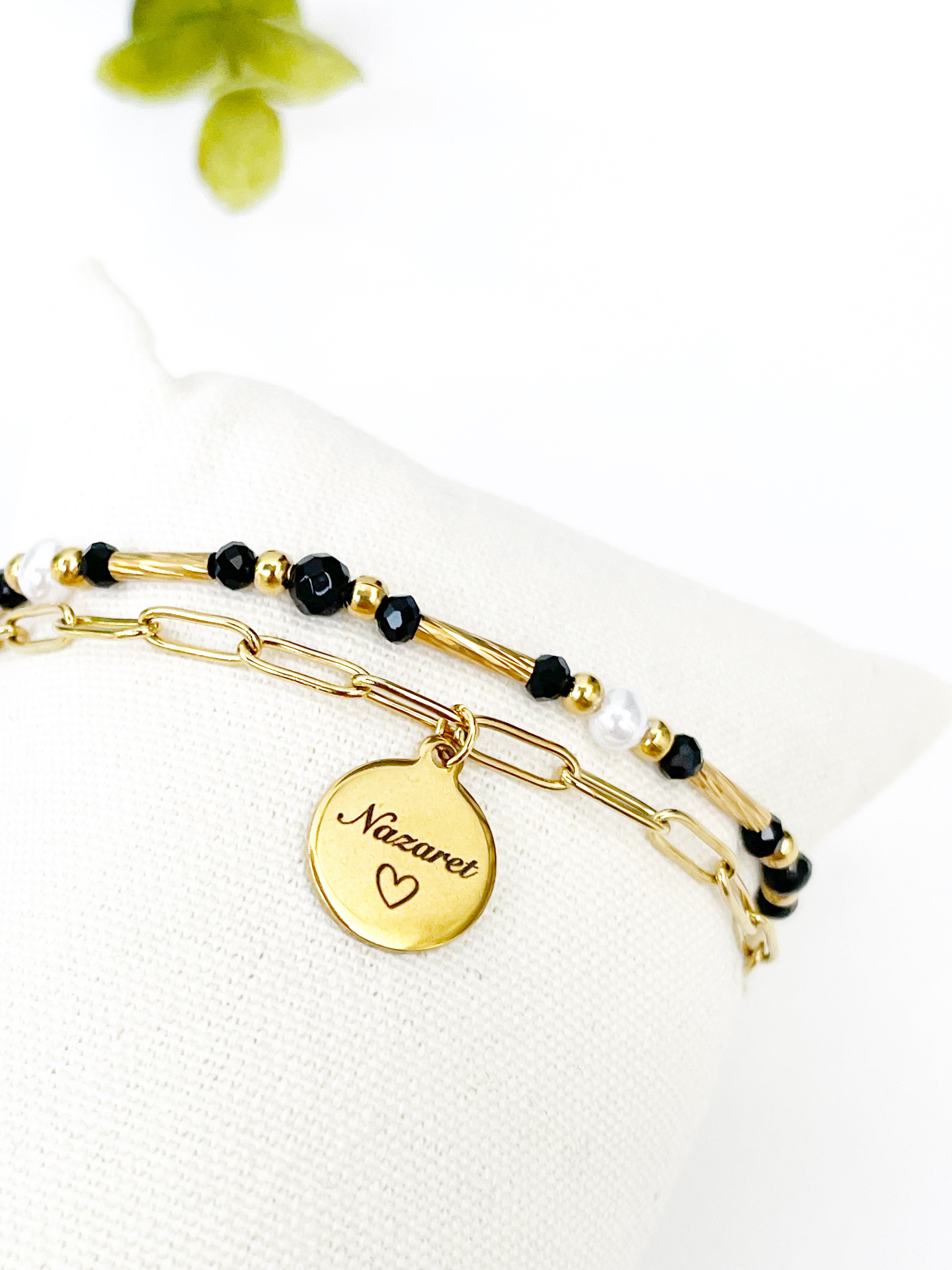 Lila pulsera (personalizable)
