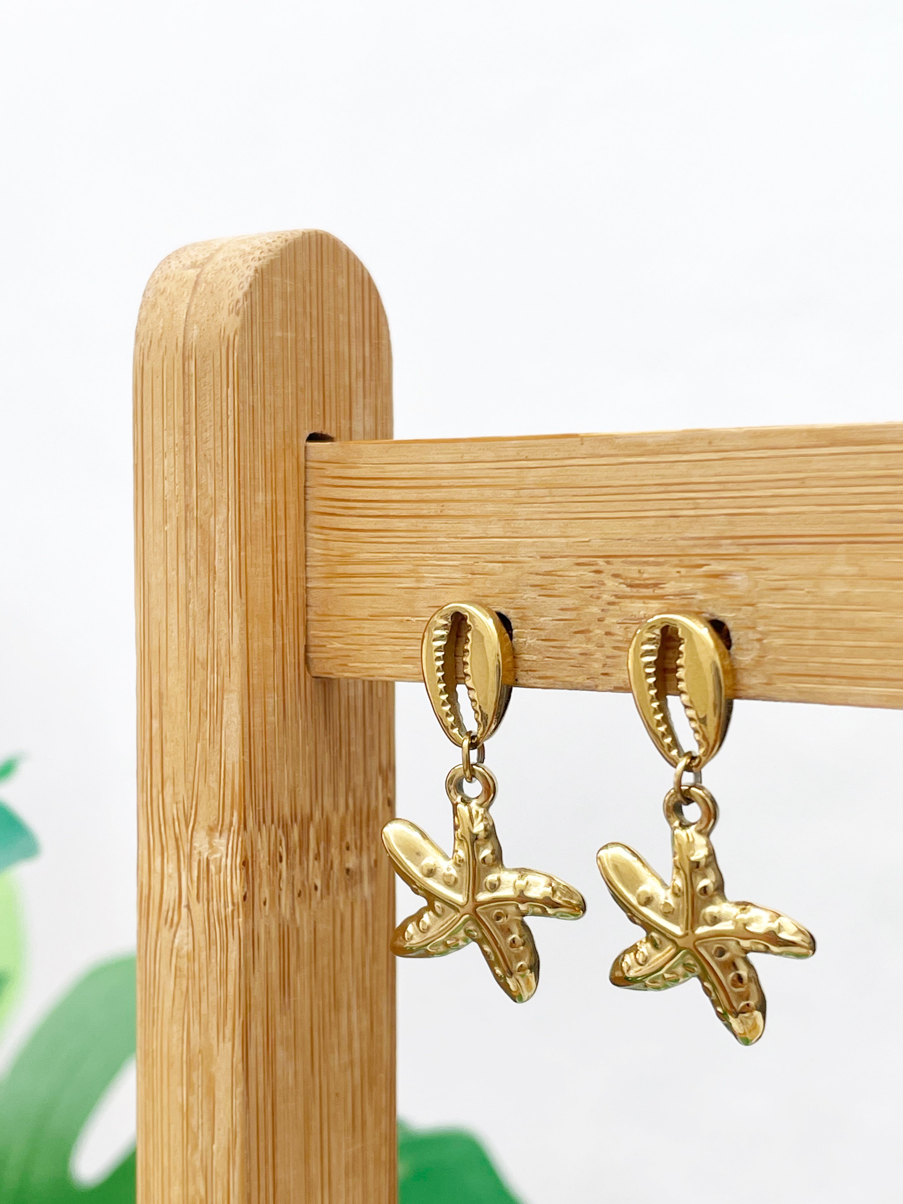 Concha y estrella de mar (par)