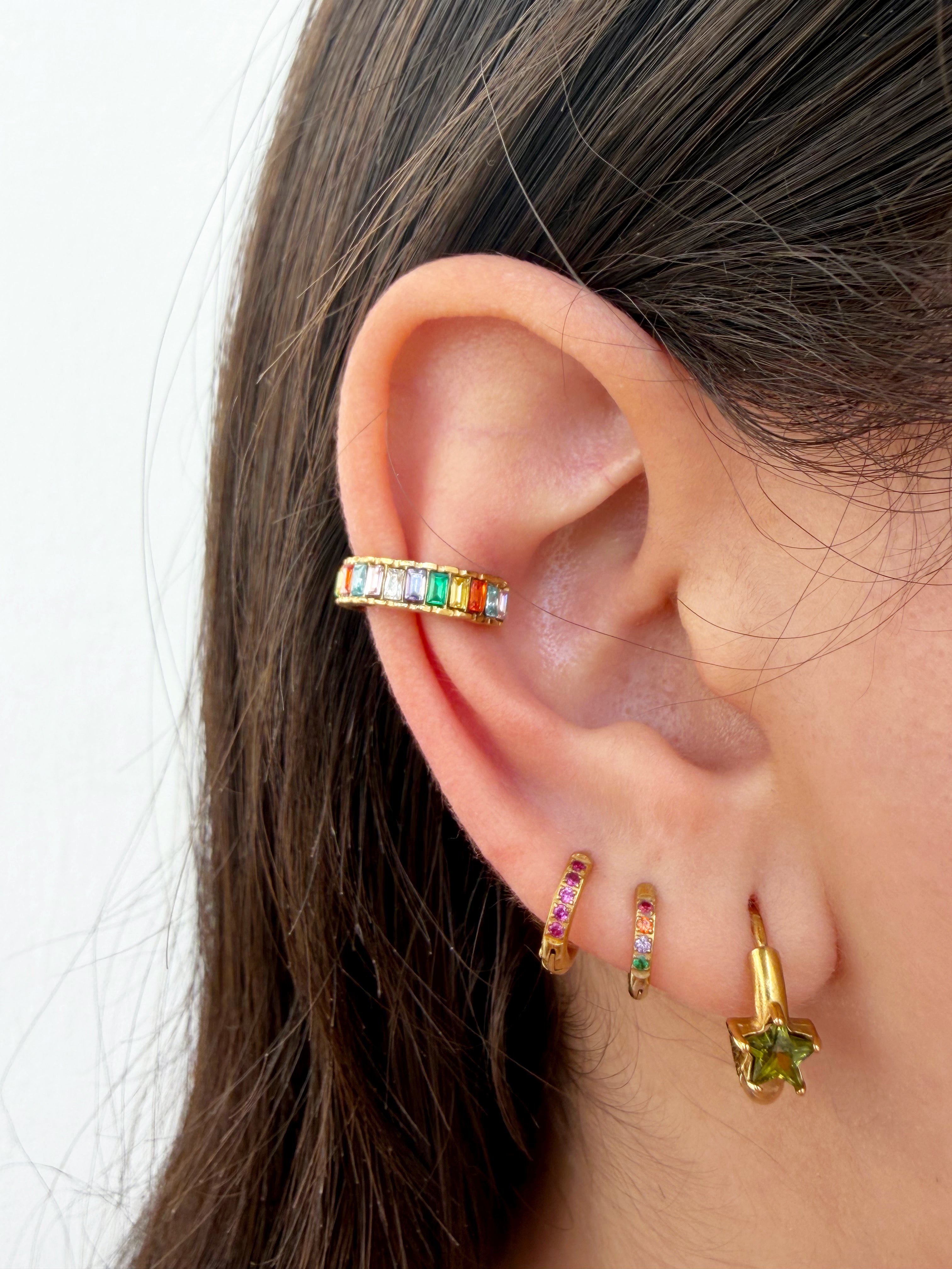 Earcuff multicolor (unidad)