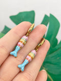 Pez multicolor 10mm (par)