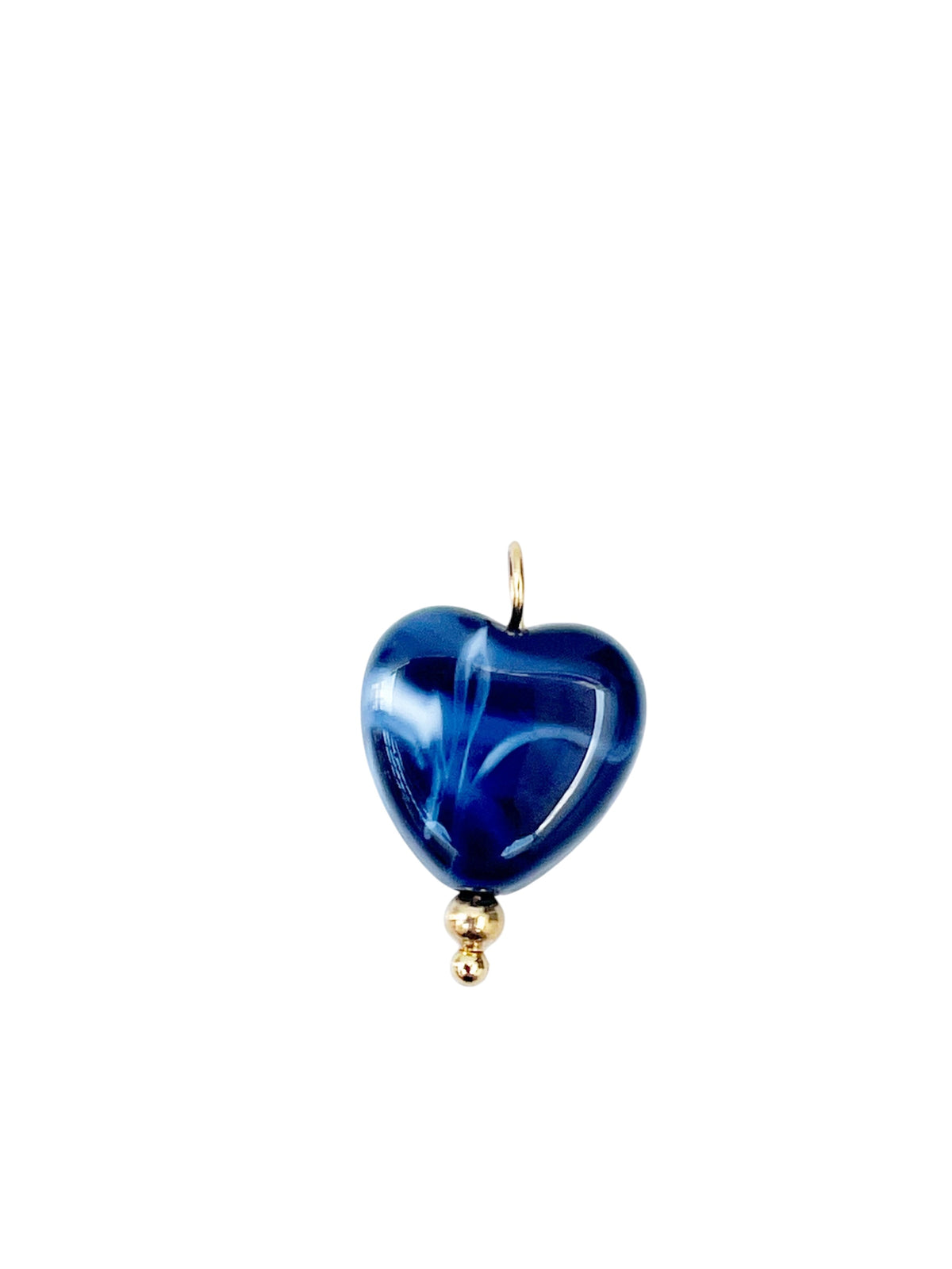 Charm corazón azul