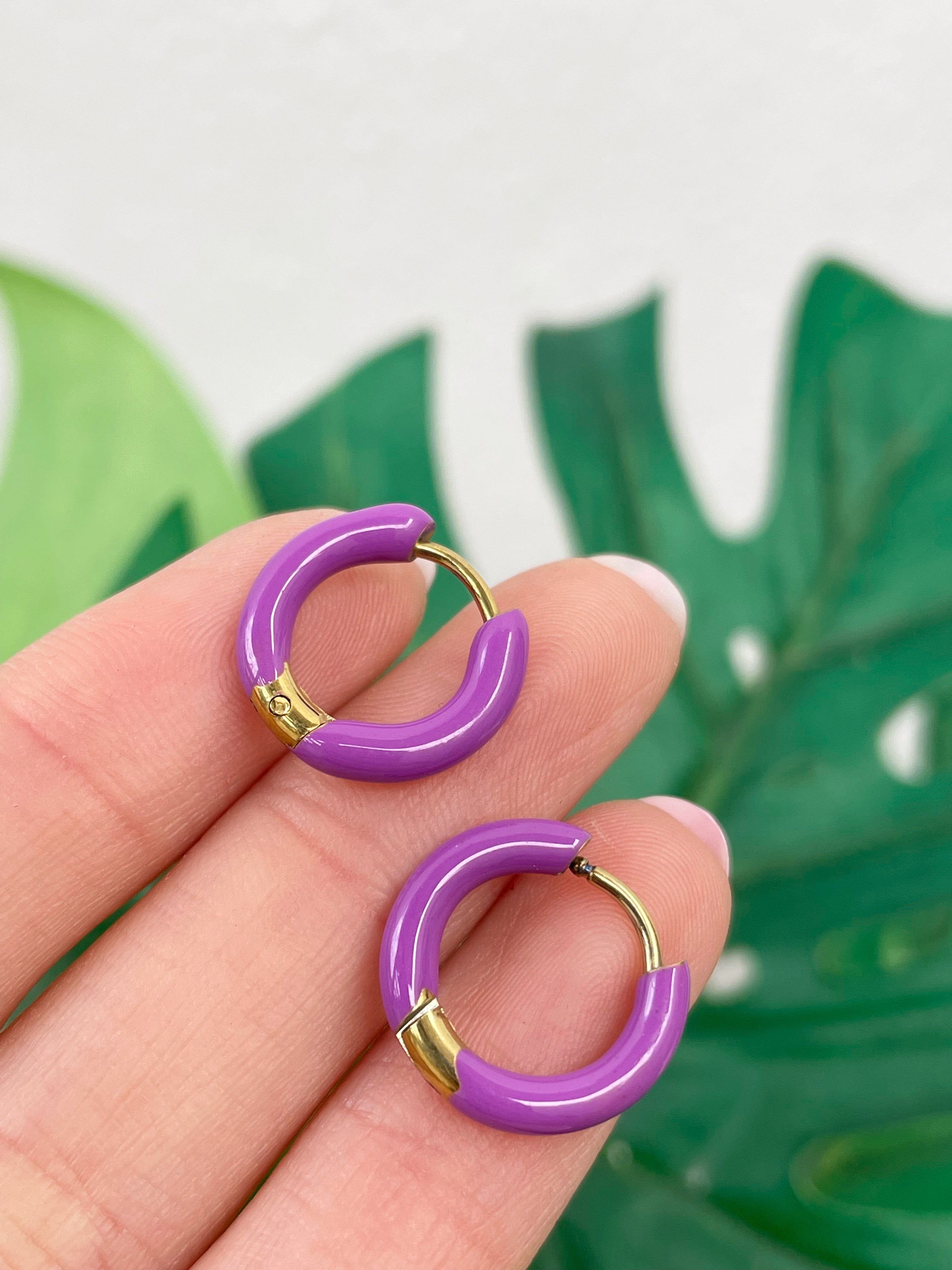Aros lilac 12 mm (par)