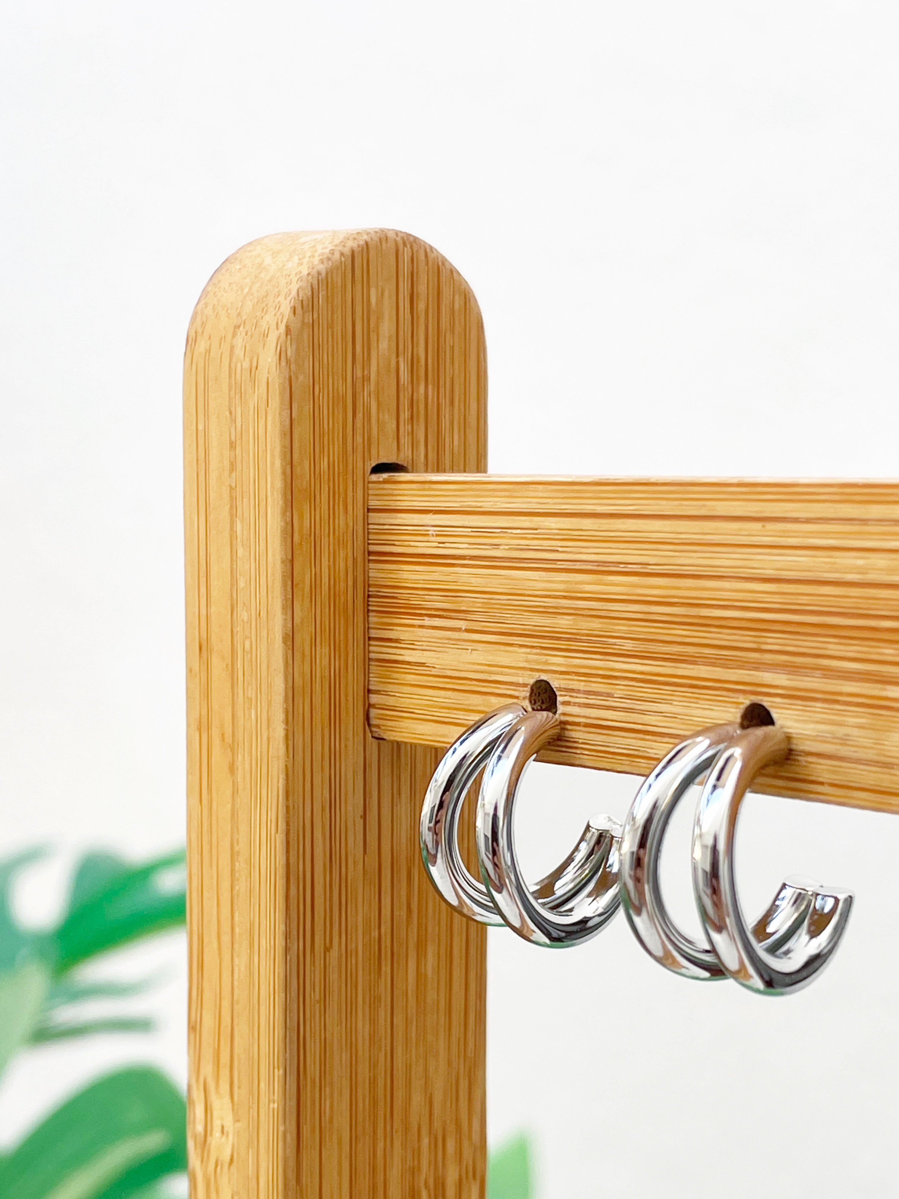 Aros doble plata (par)