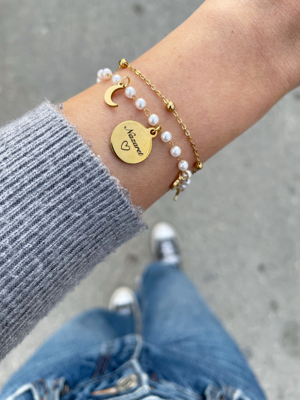 Pulsera perlitas (personalizable)