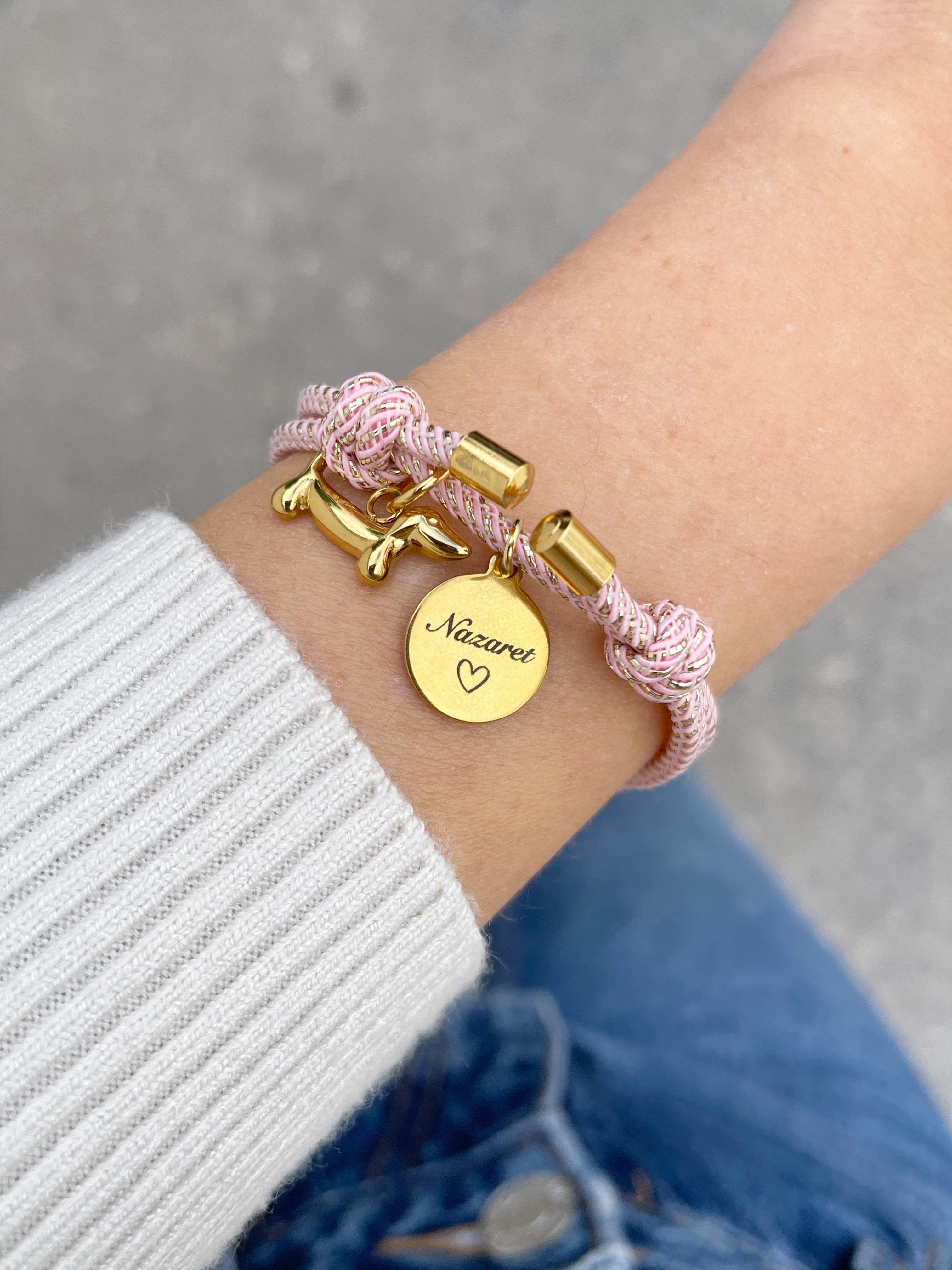 Teckel pulsera (personalizable)