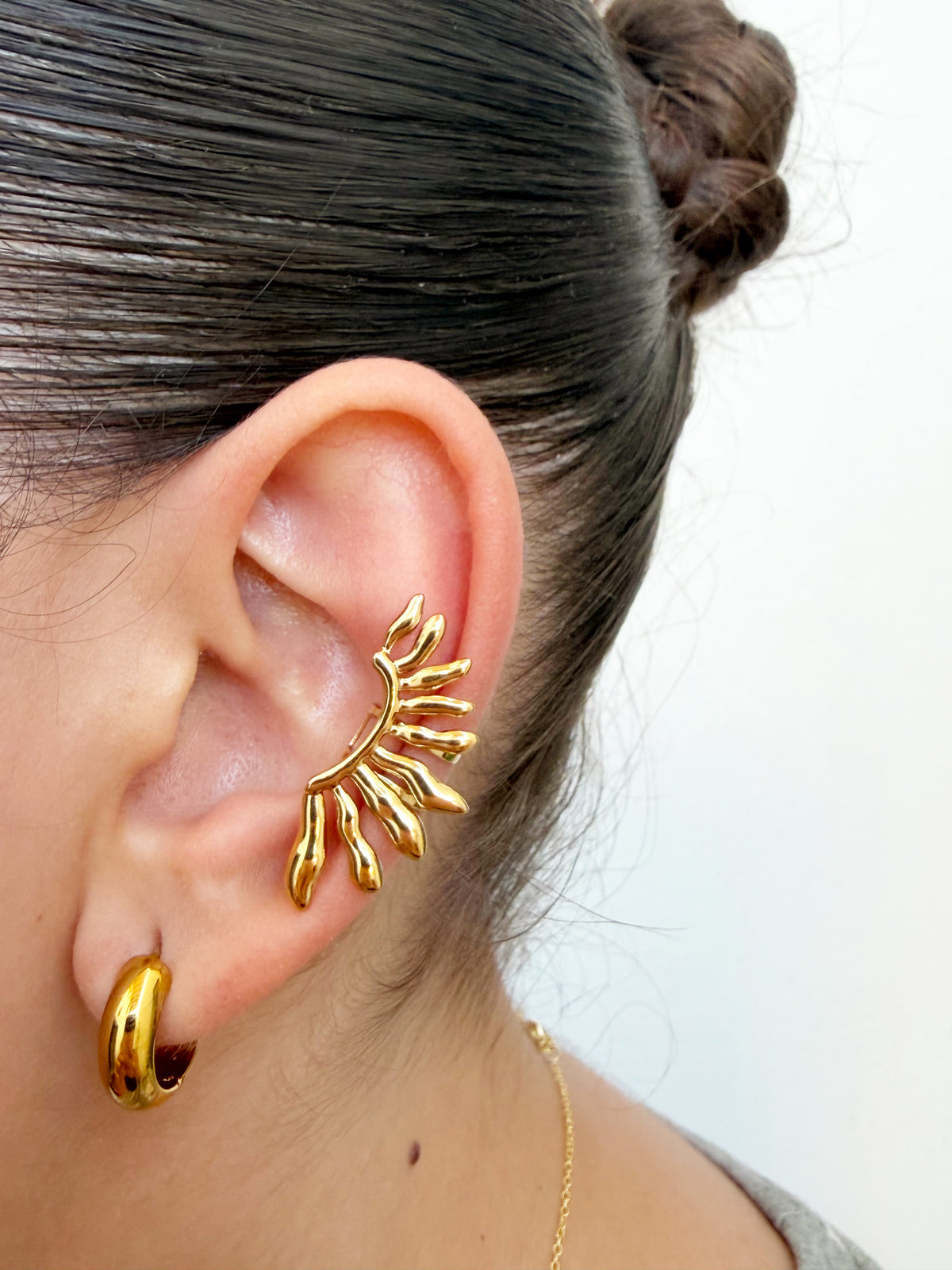 Earcuff medio sol (unidad)