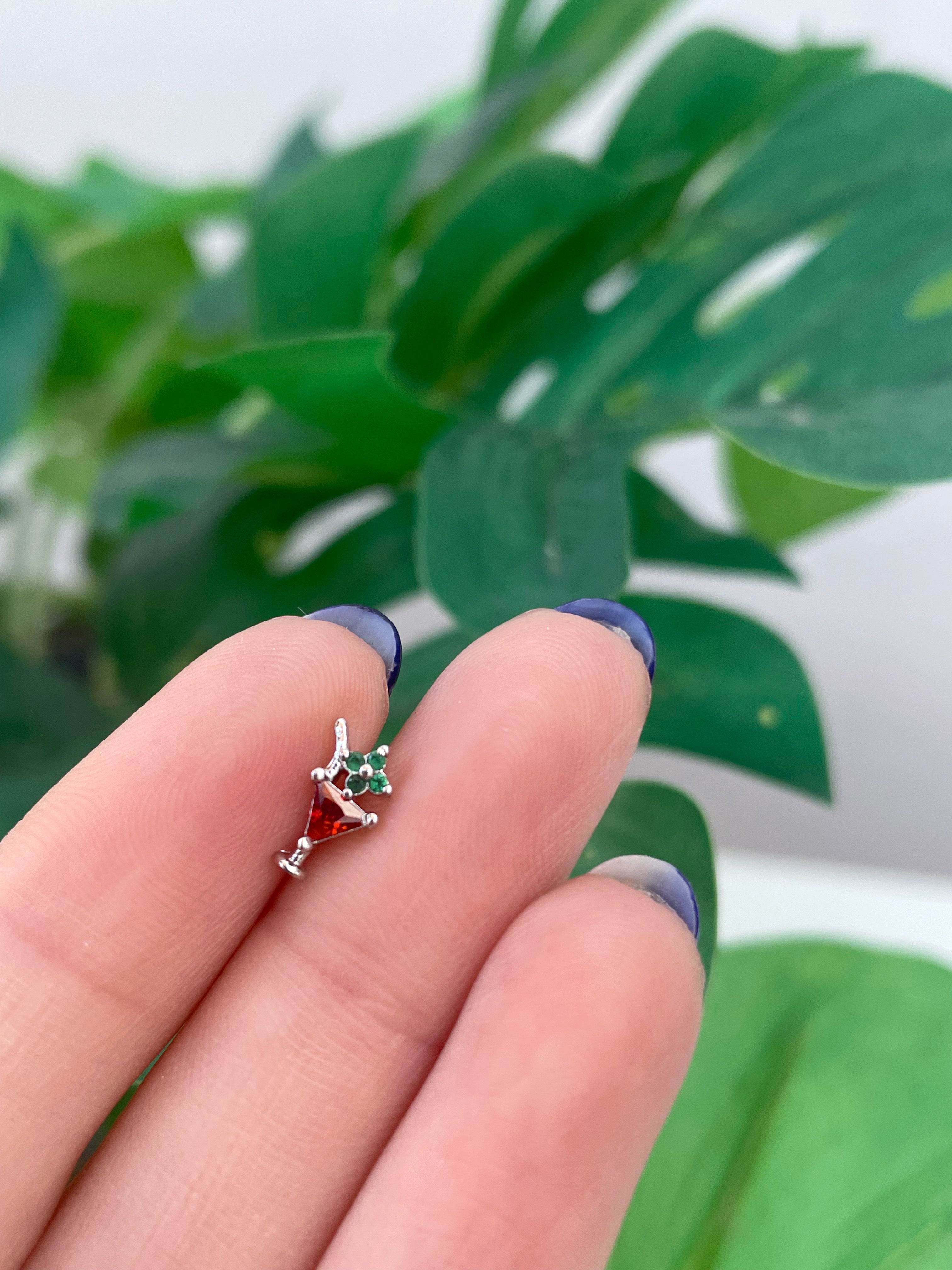 Mini copa plata (unidad) Cierre plano