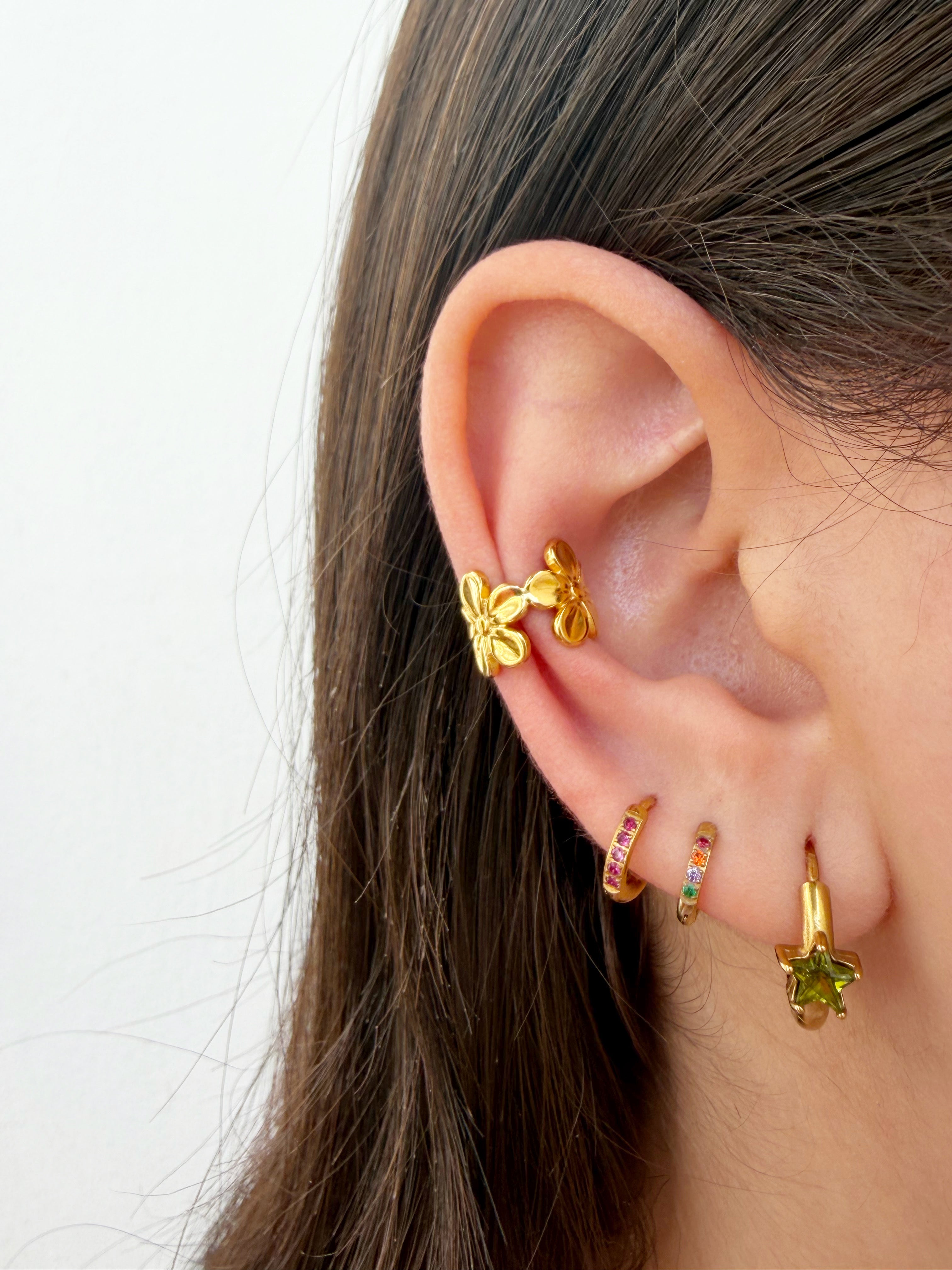 Earcuff flor (unidad)