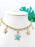 Estrellitas de mar aguamarina