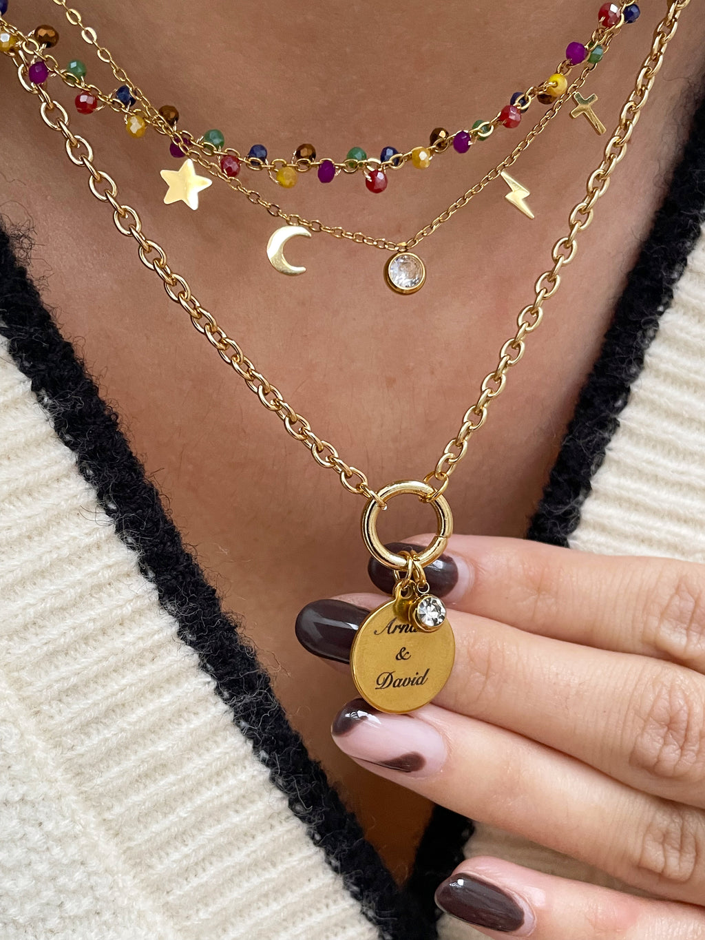 Colgante Leah (personalizable)