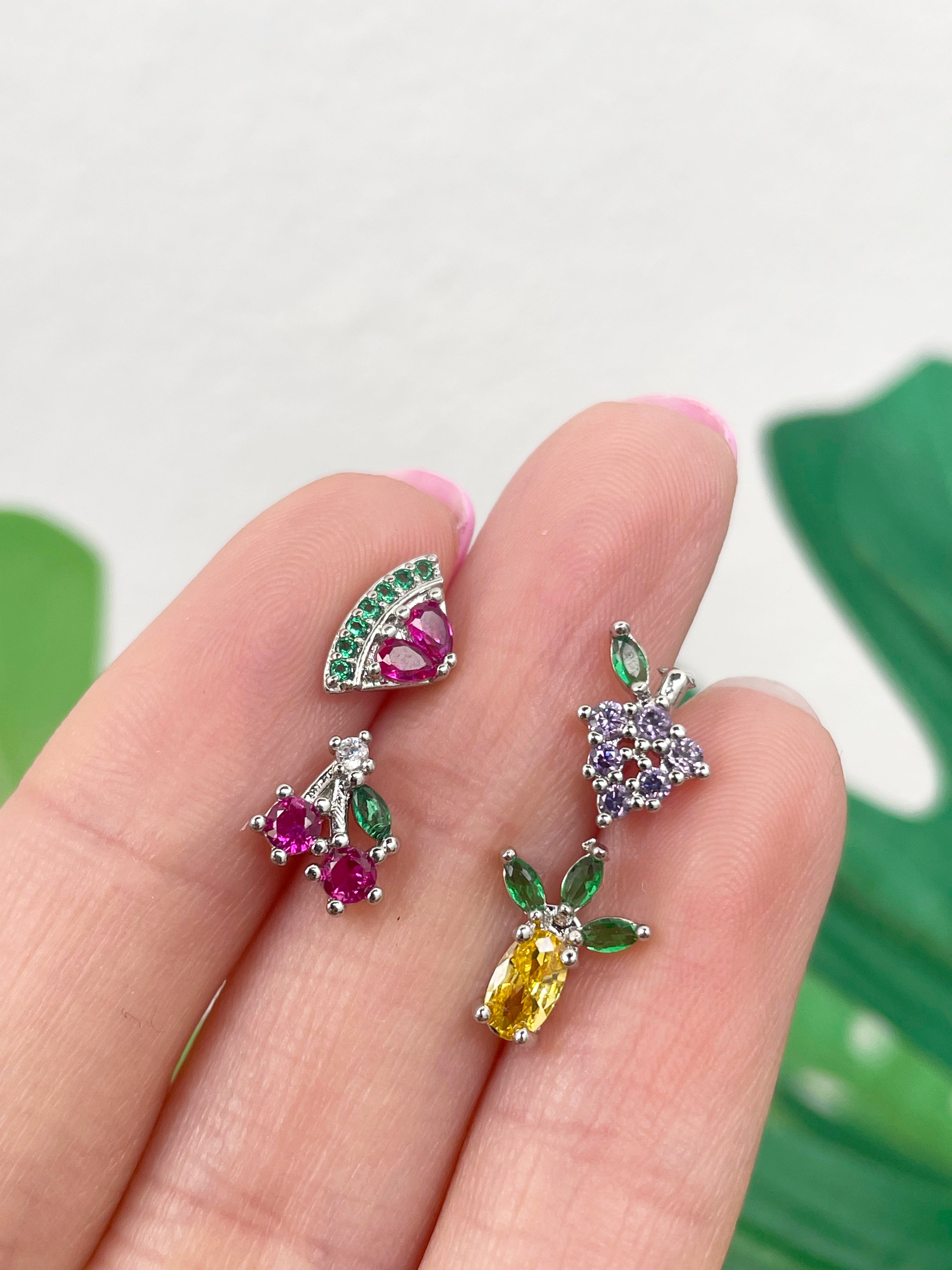 Mini frutas plata (unidad) Cierre plano