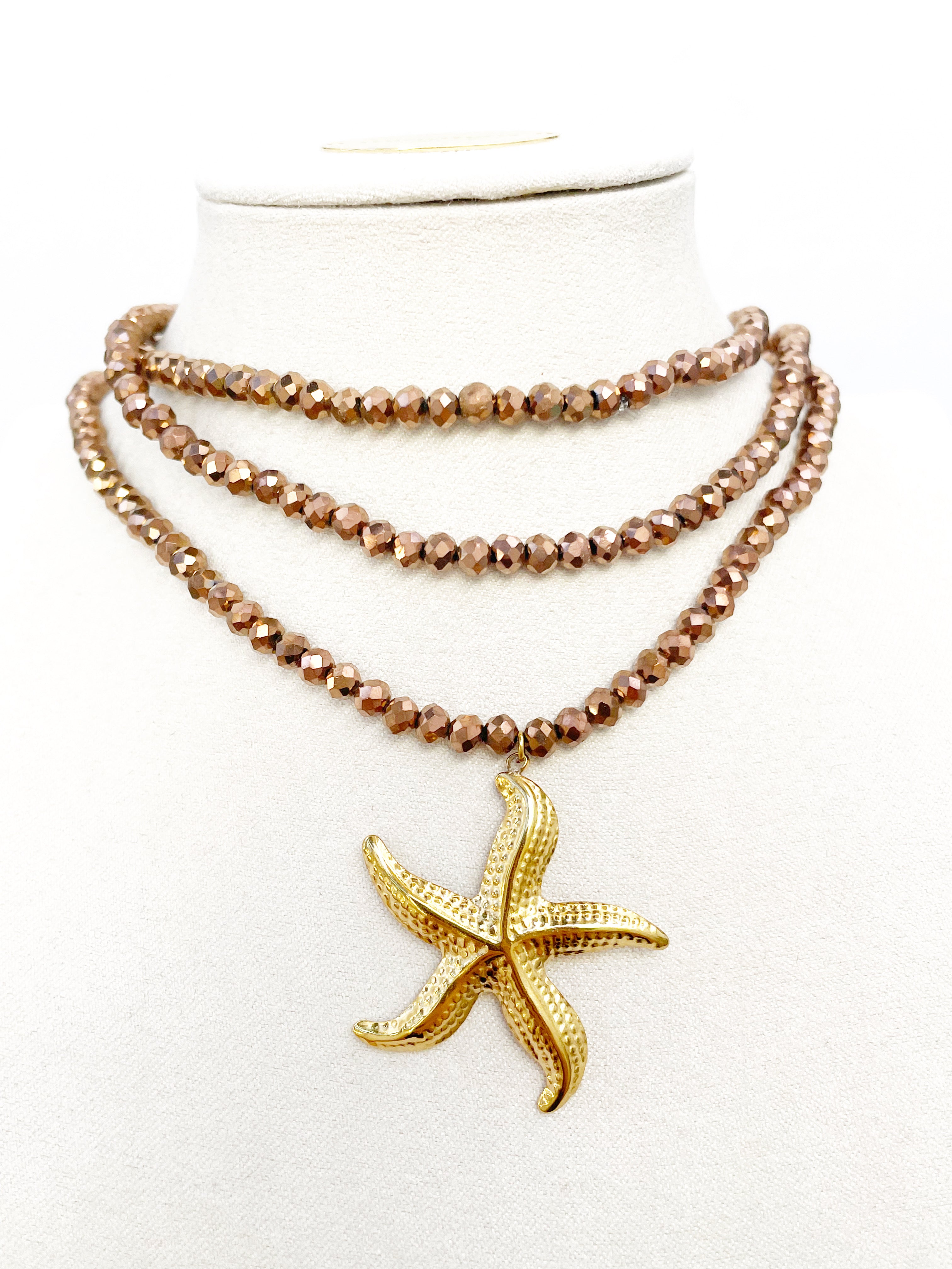 Estrella de mar marrón