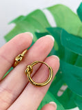 Aros nudo 12mm (par)