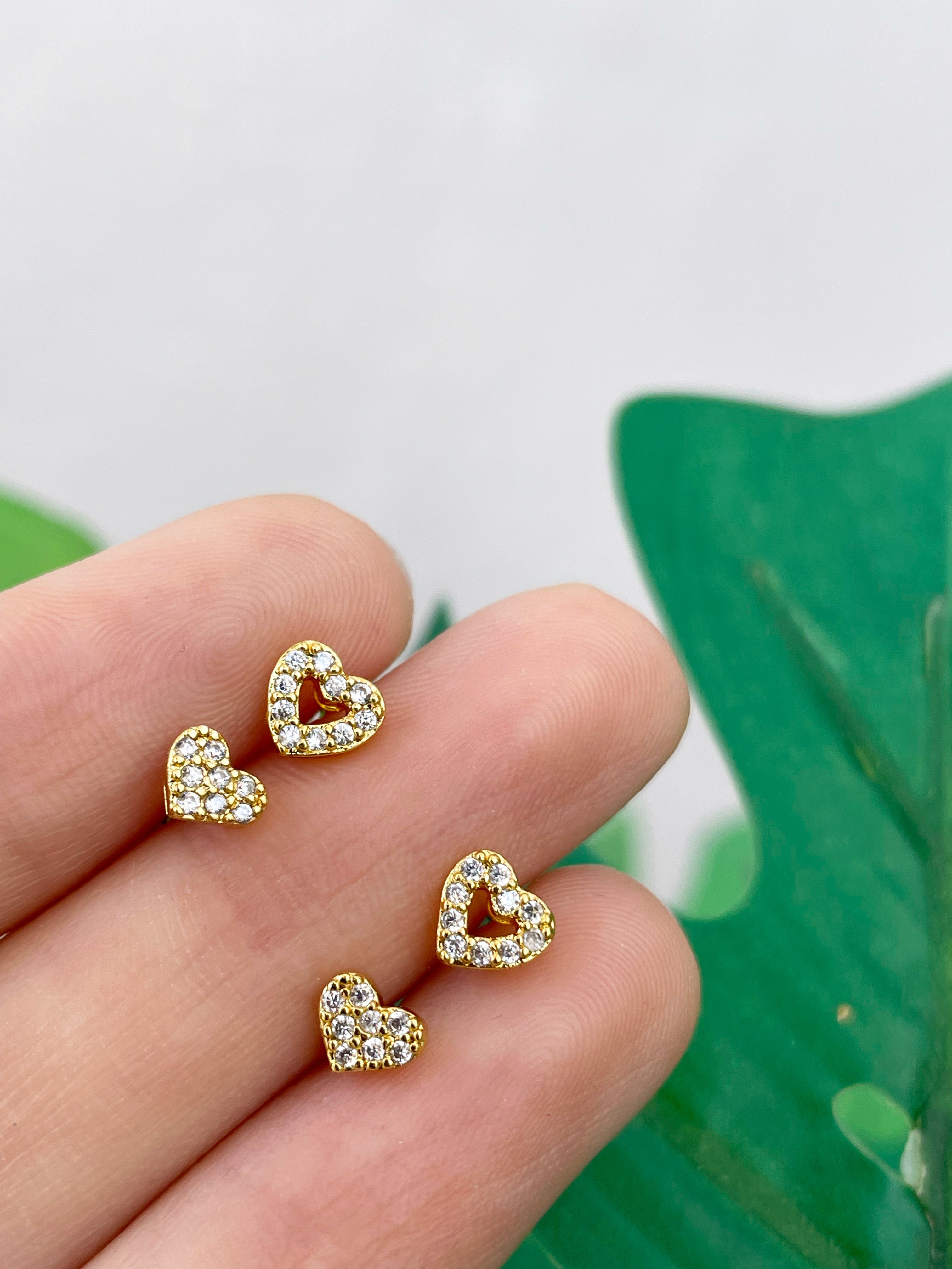 Minis corazones (unidad) Cierre plano