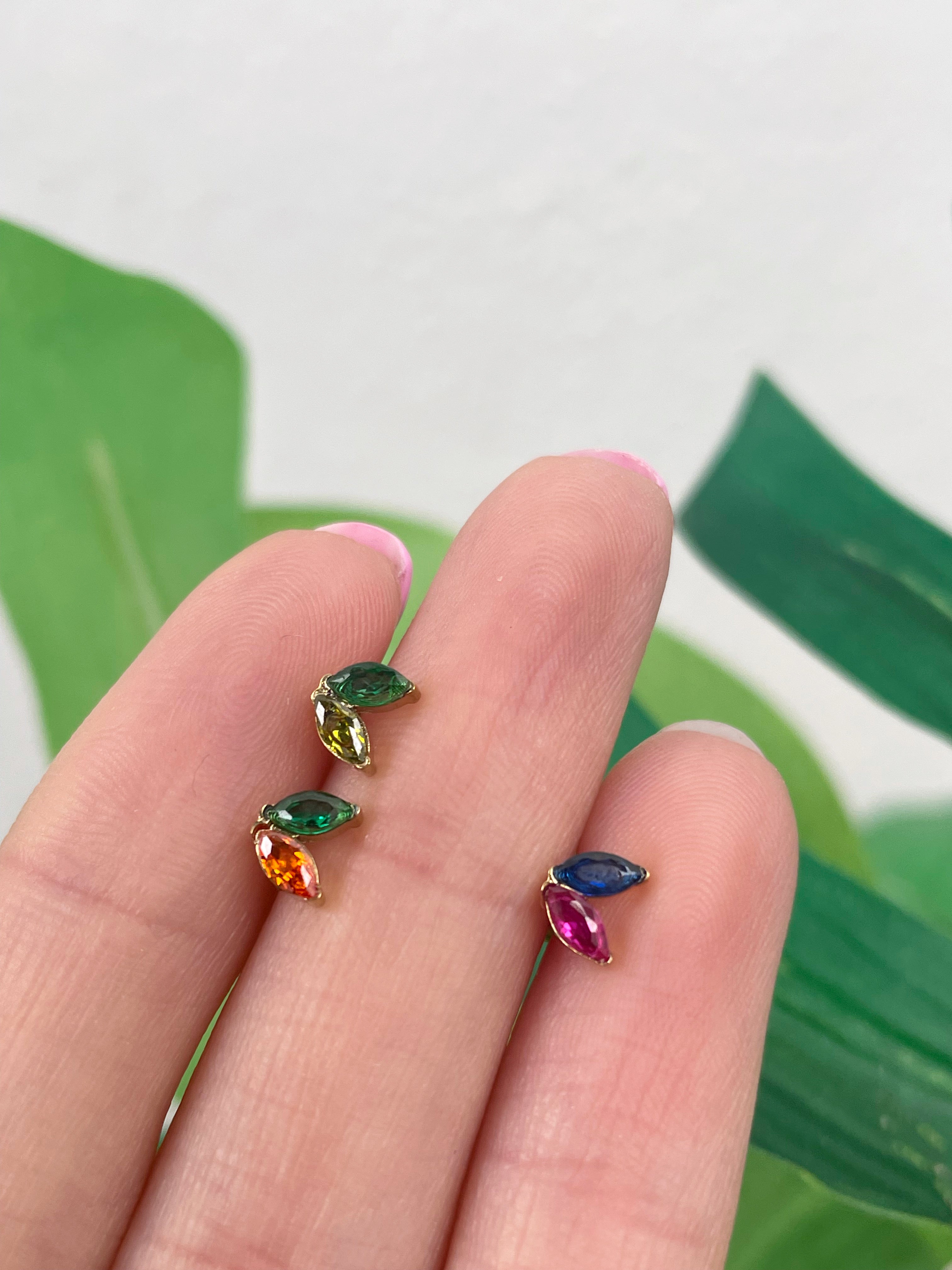 Minis hojas color (unidad) Cierre bolita