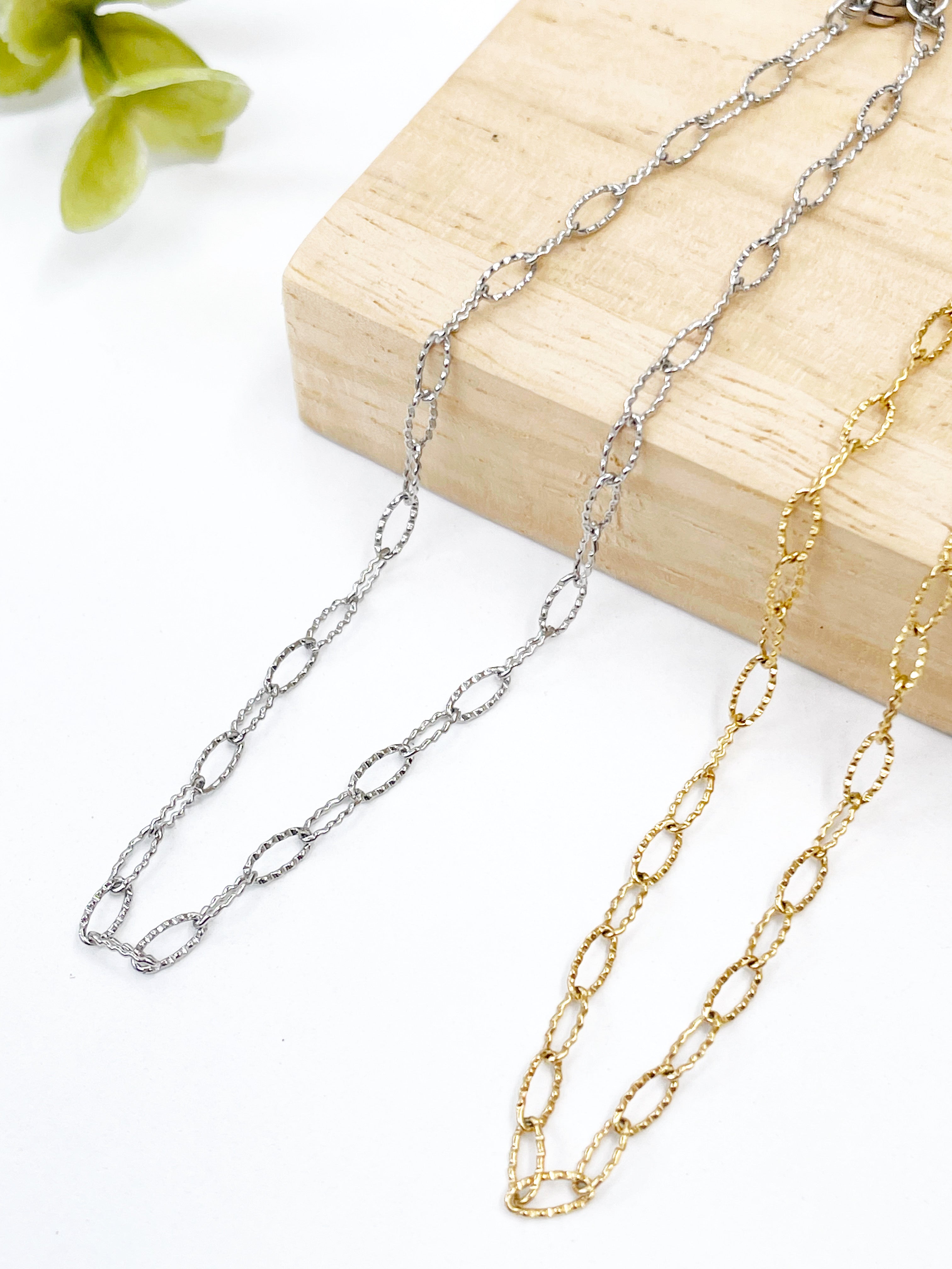 Tobillera mini eslabones