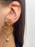 Tres corazones (par)