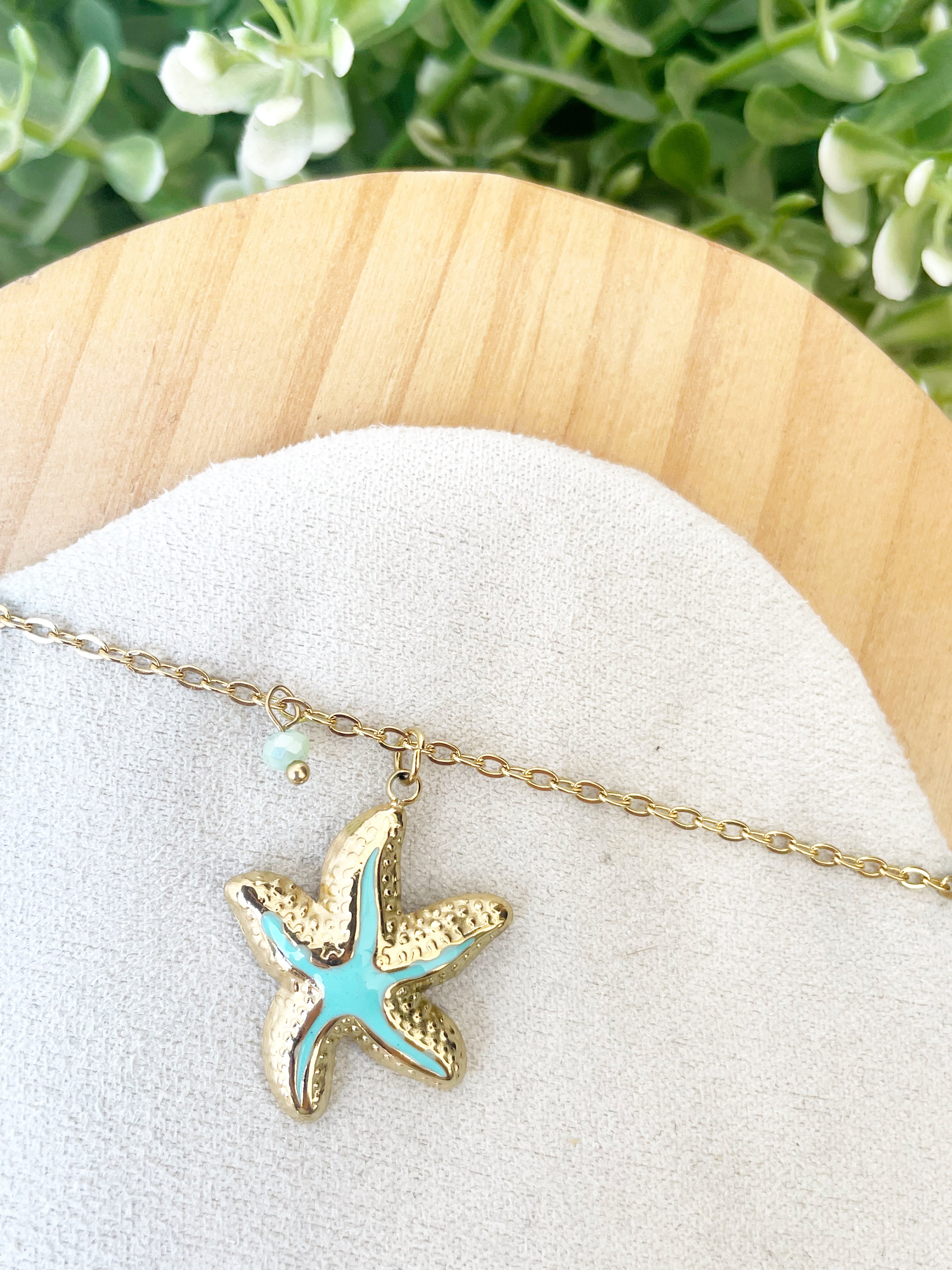 Estrella de mar turquesa