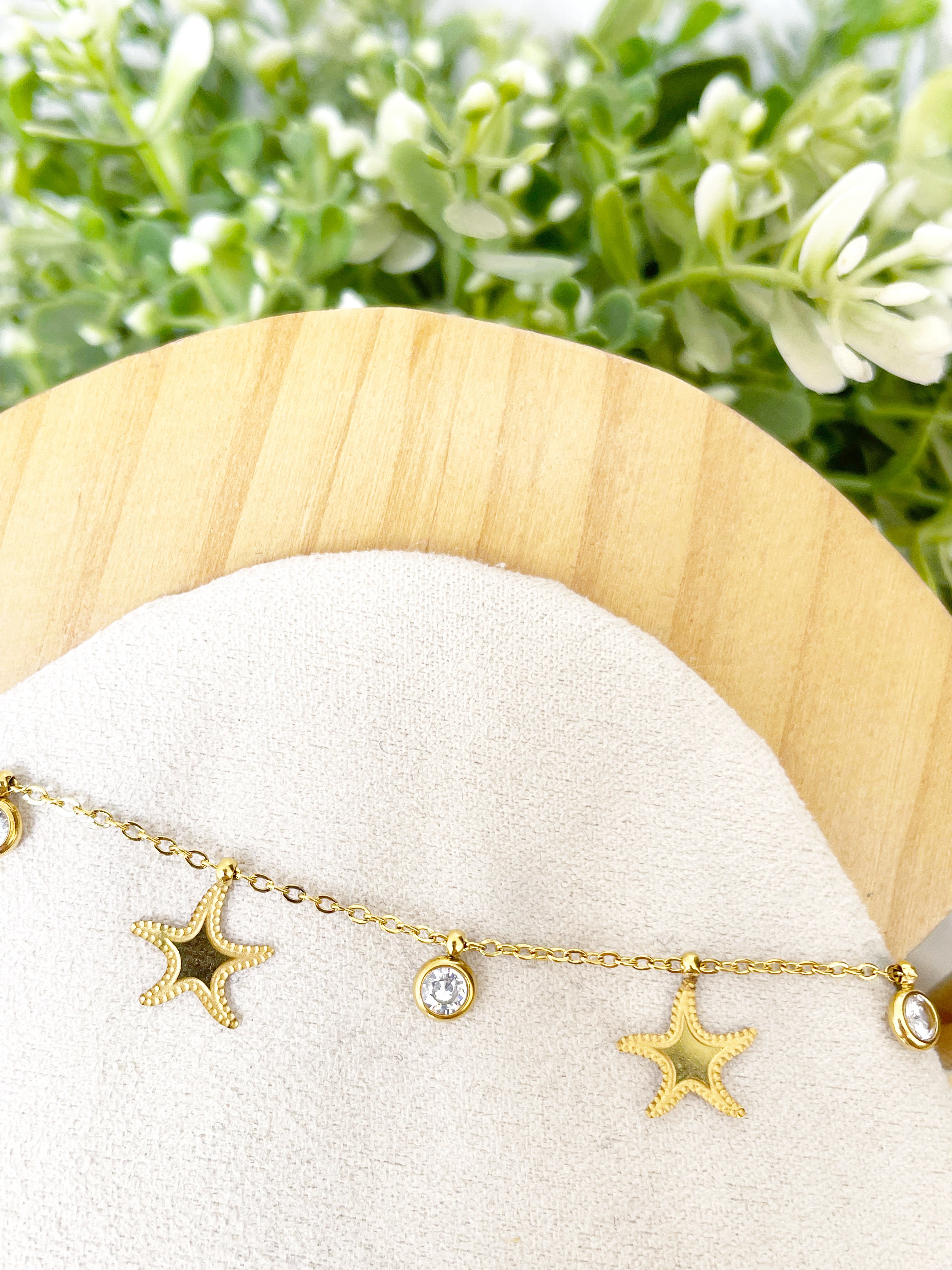 Estrella de mar y circonitas