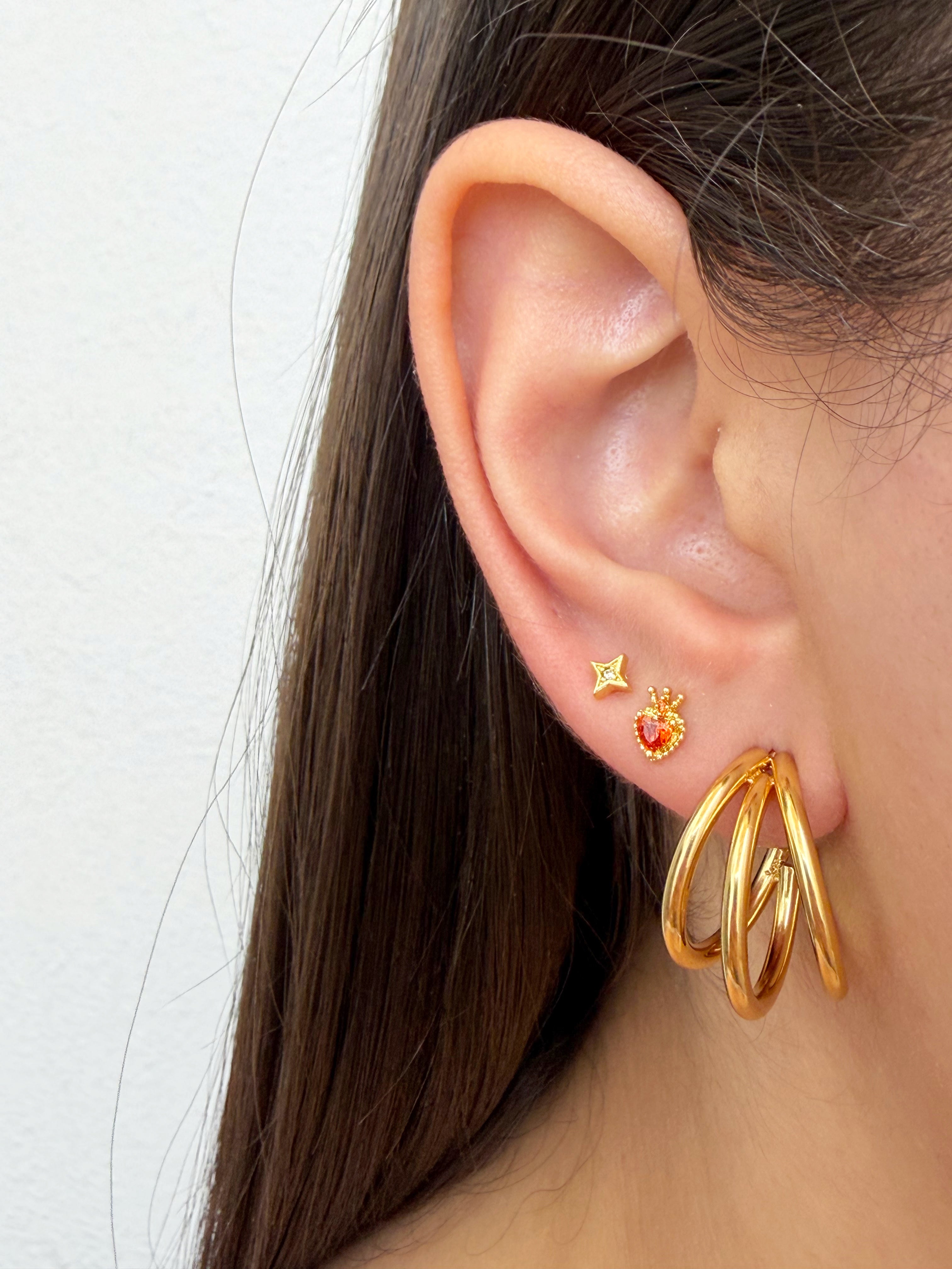 Aros triples 15mm (par)