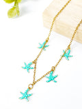Estrellas de mar aguamarina