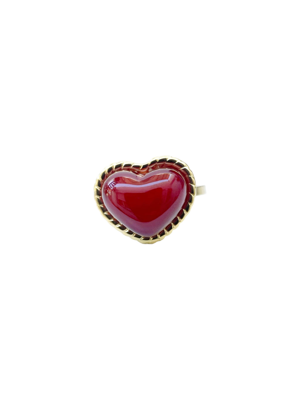 Corazón burdeos